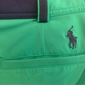 Polo Ralph Lauren Bright Green  Skort with Navy Trim